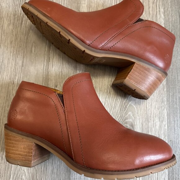 Xena Gravity Safety Shoe Cognac Brown Women's Size 9.5 Steel Toe Work Non-slip - Picture 8 of 11